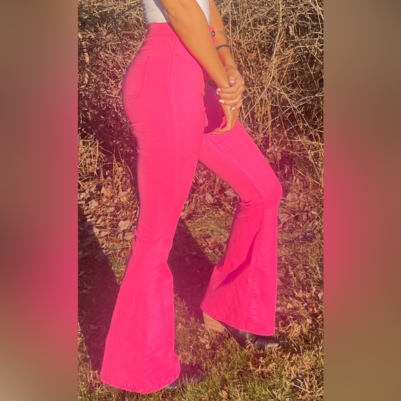 JC JO Jeans Hot Pink Flare Jeans Poshmark